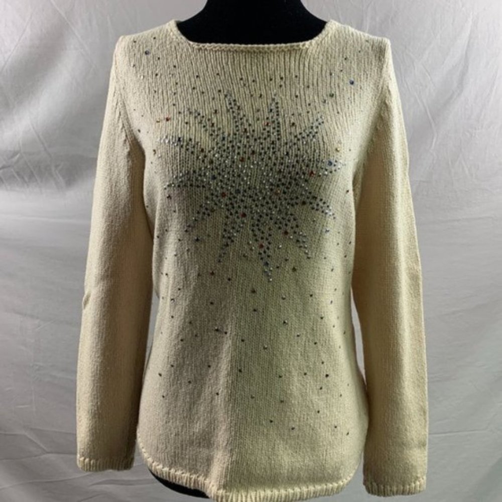 Escada Beaded Sweater